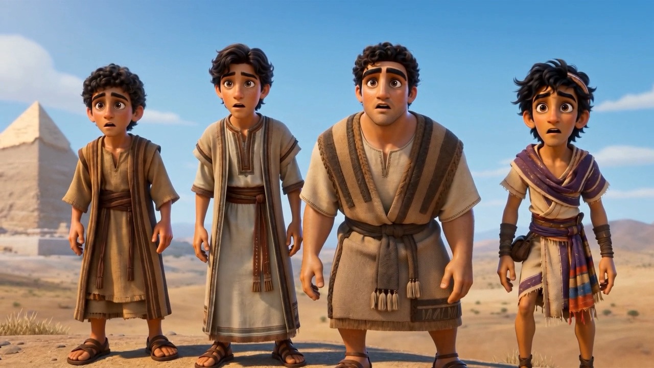 They stand up slowly, staring at what fills the horizon