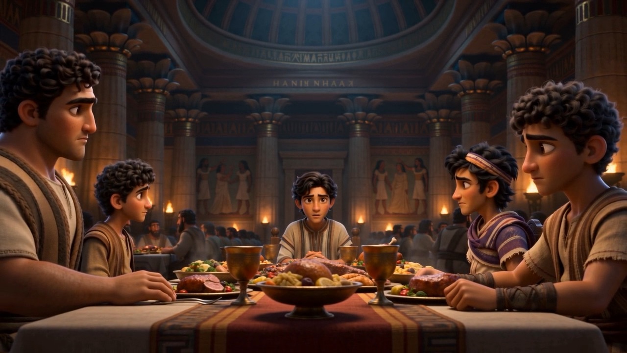 The four trade a long look over the feast