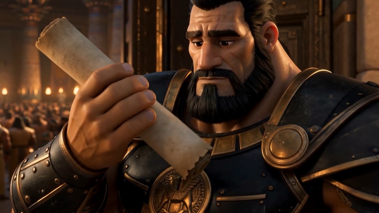 Arioch reads the cancelled order — and breathes again