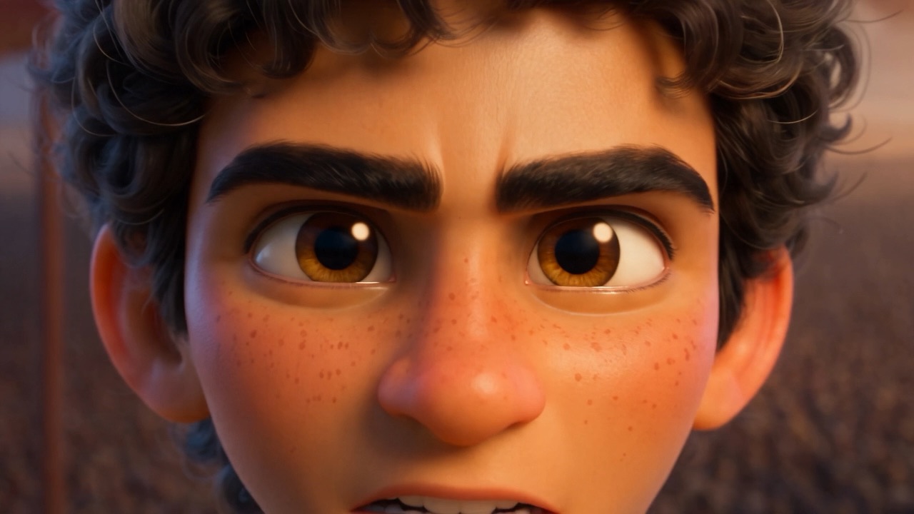 Hananiah's eyes hold steady