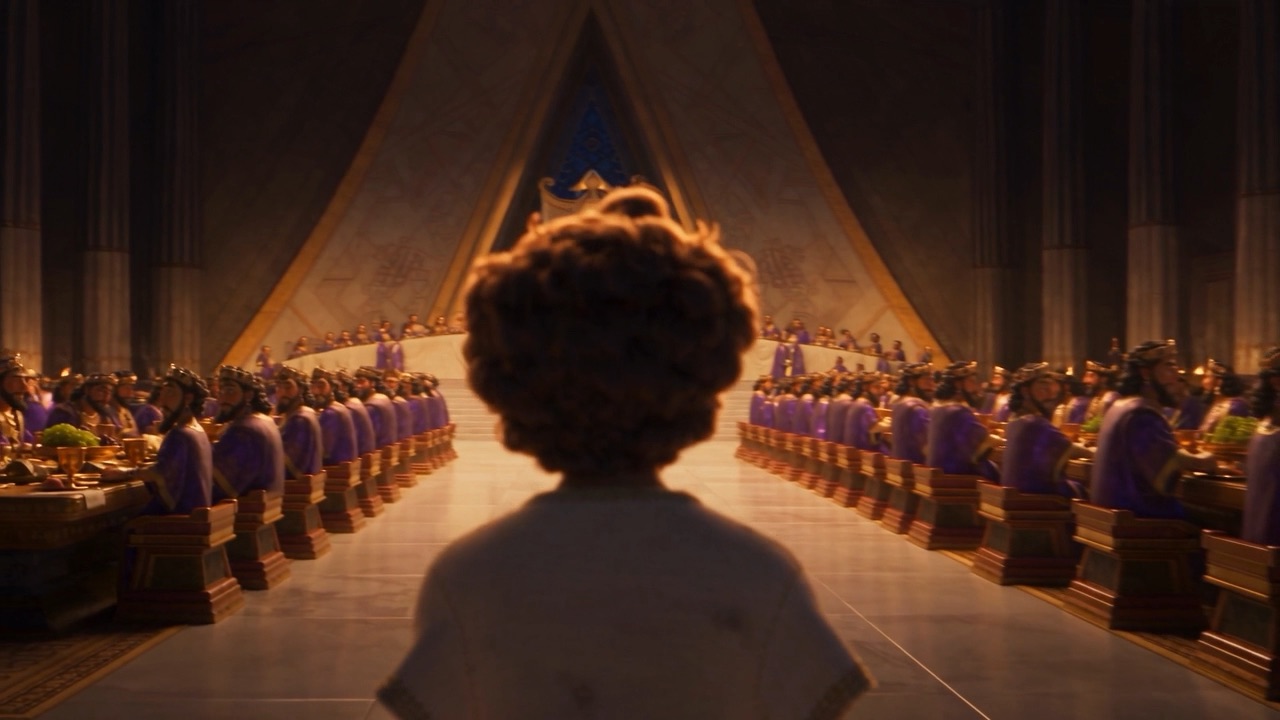 A thousand lords feast down the endless tables