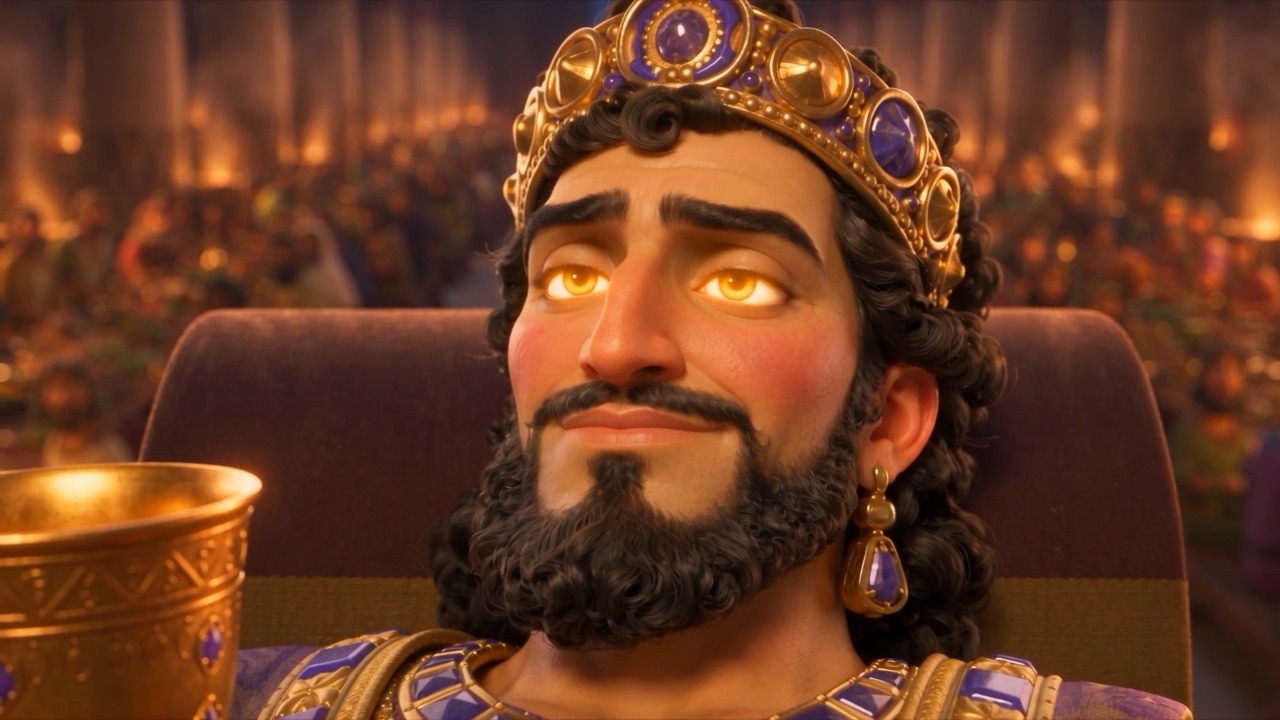 Then an idea catches light in his eyes