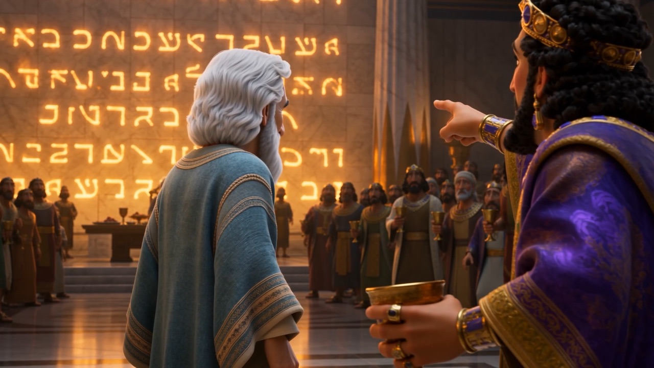 Offered gold, Daniel waves the gifts away