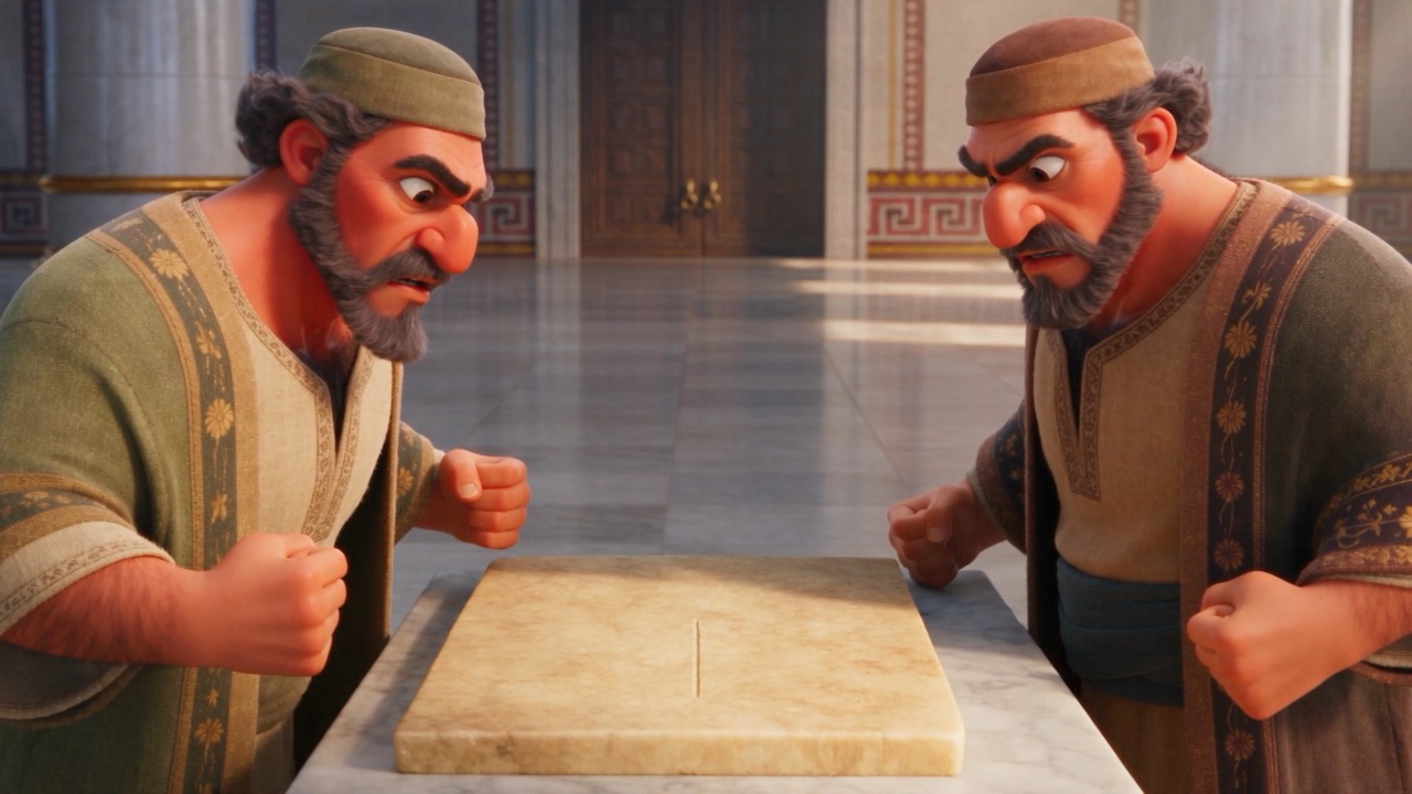 A hundred and twenty satraps, and three men over them