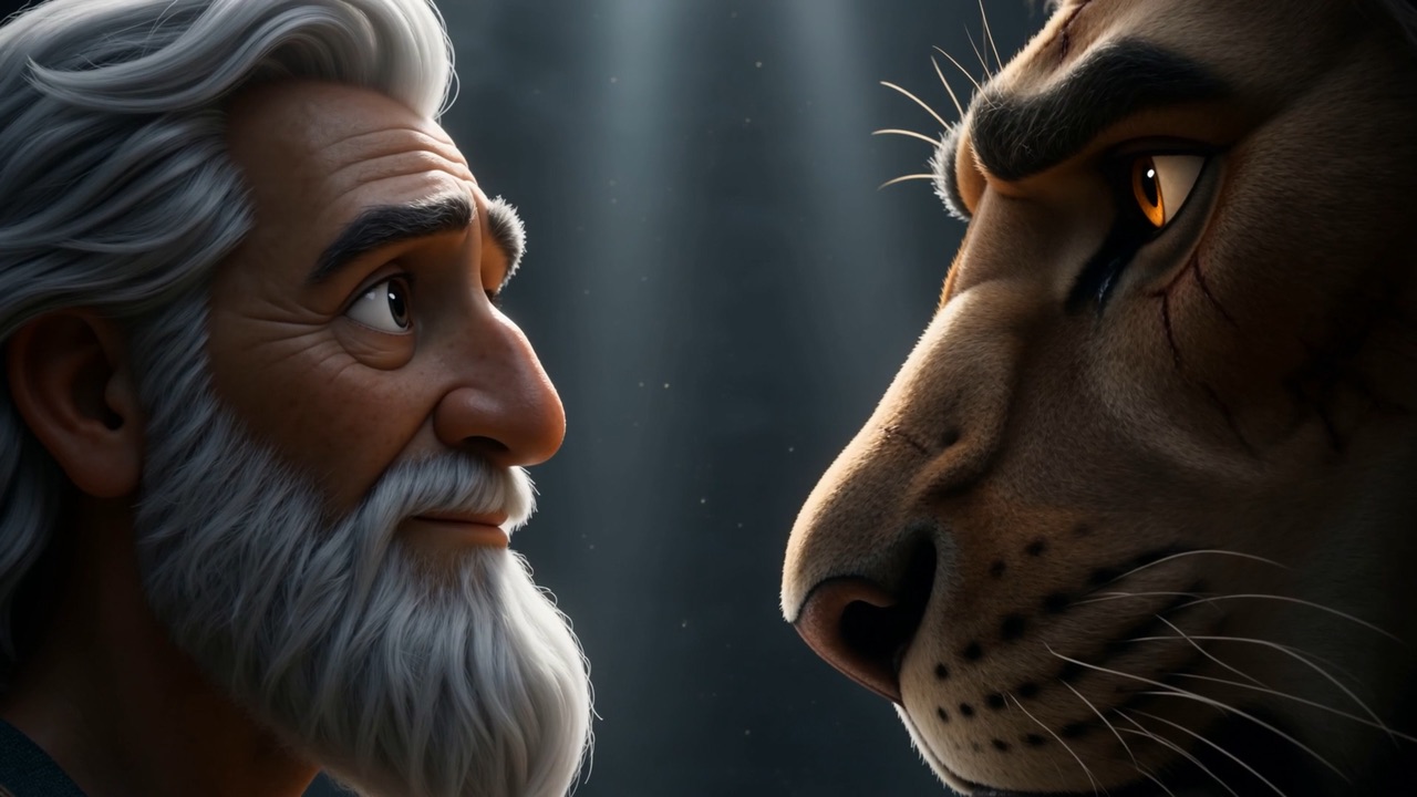 Nose to nose — neither one blinks