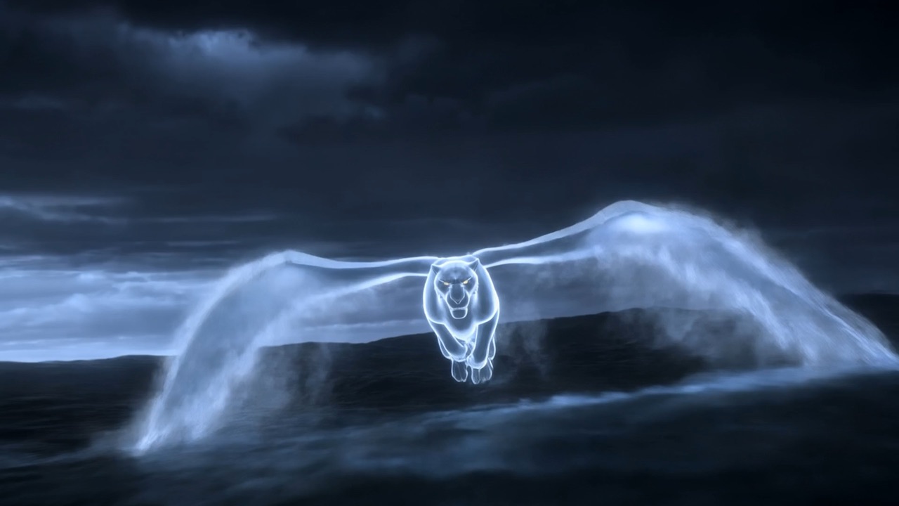 The third: a leopard with four wings