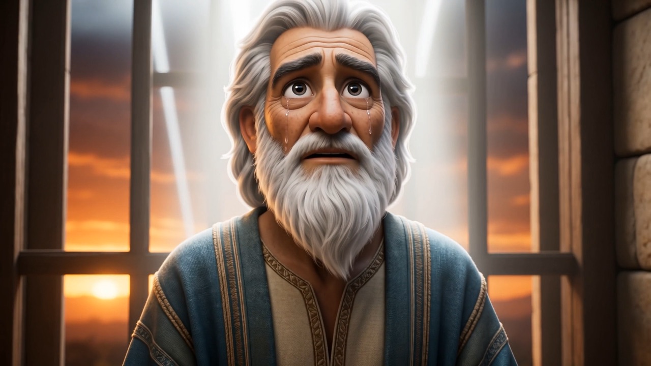 A temple that has been rubble for most of his life