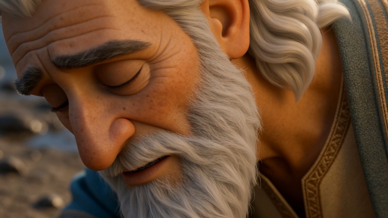 The old man finds his voice at last