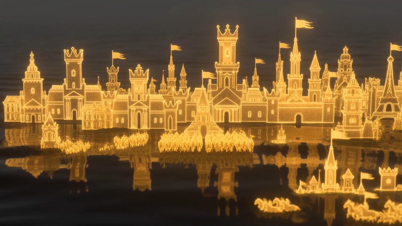 Empires come up in the water and go down again