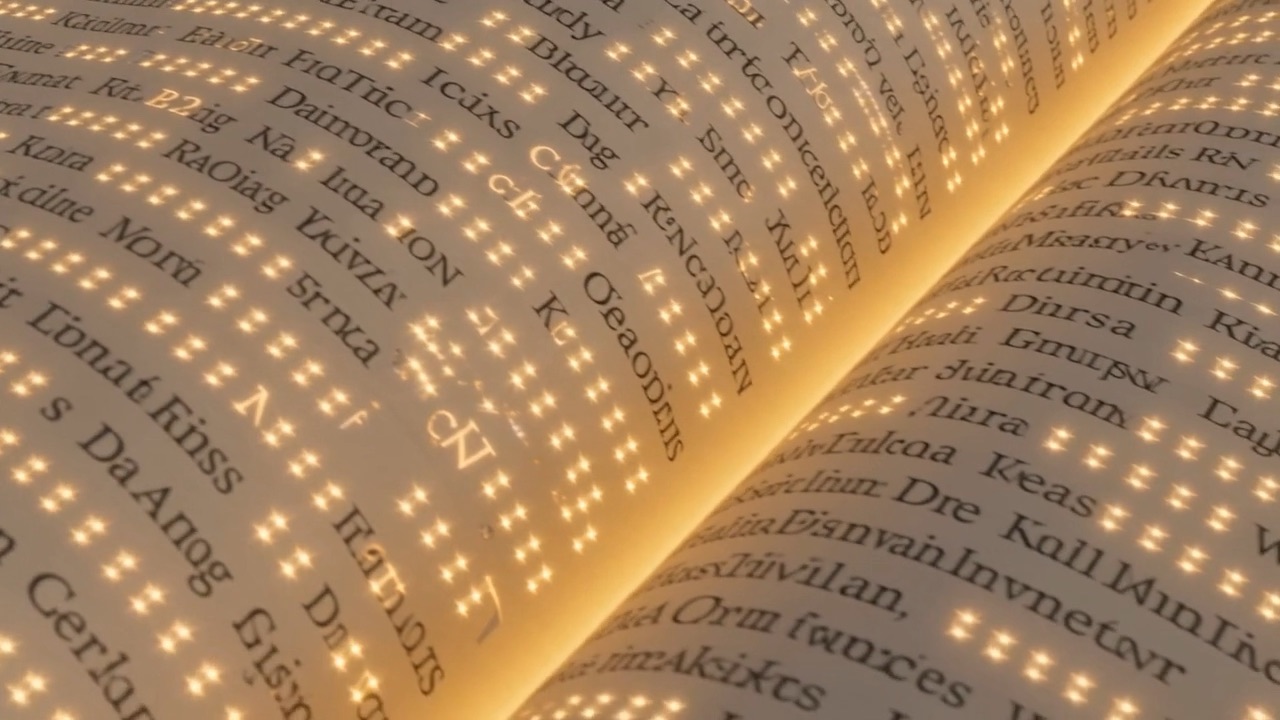 Not a ledger of deeds. A list of names