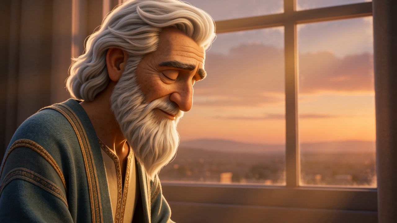 Toward a city he has never once stood in