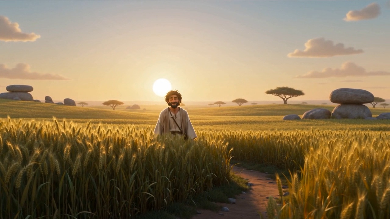The sun sits low and kind on the horizon