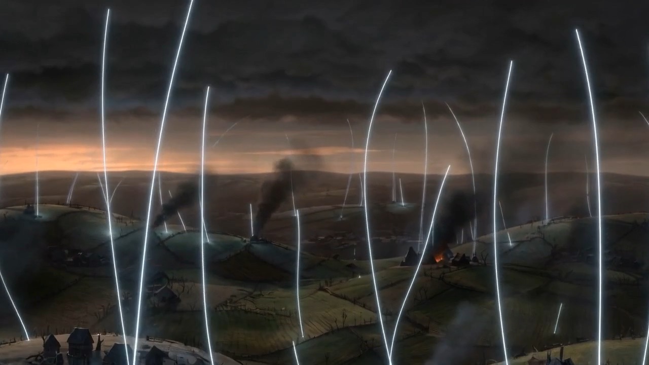 The valley glows with rising cries