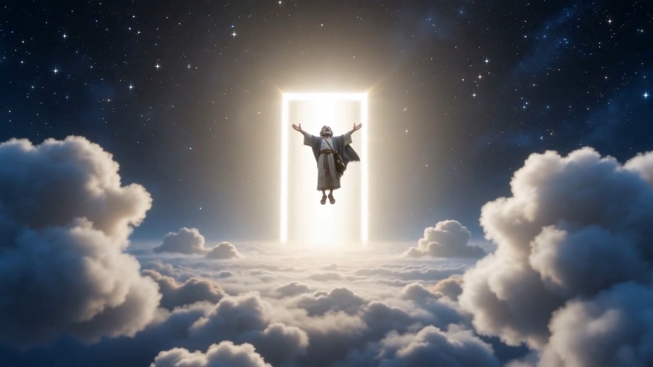 Toward the light beyond the sky