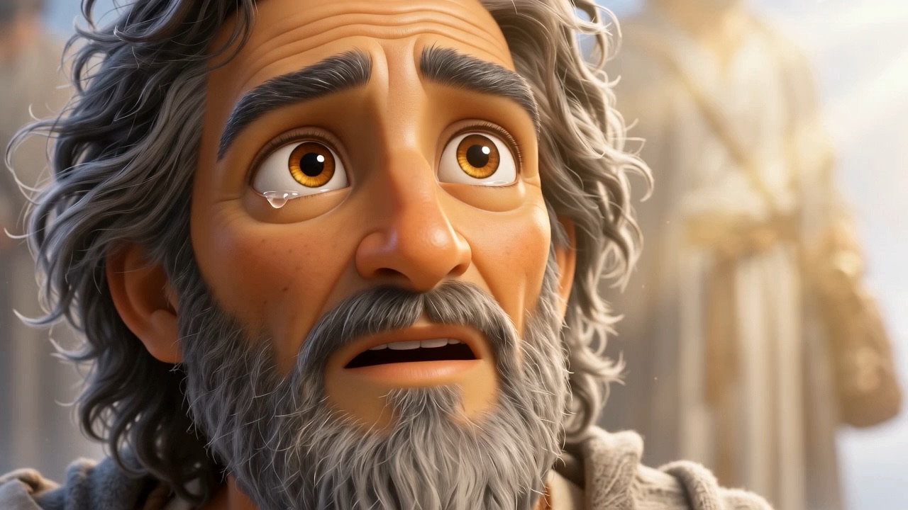 And an old shepherd starts crying