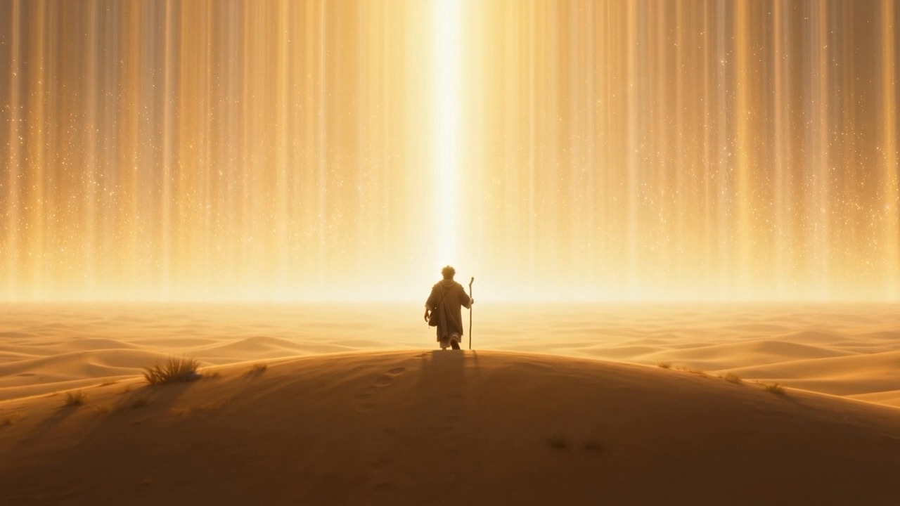To the ends of the earth, where his father lives now