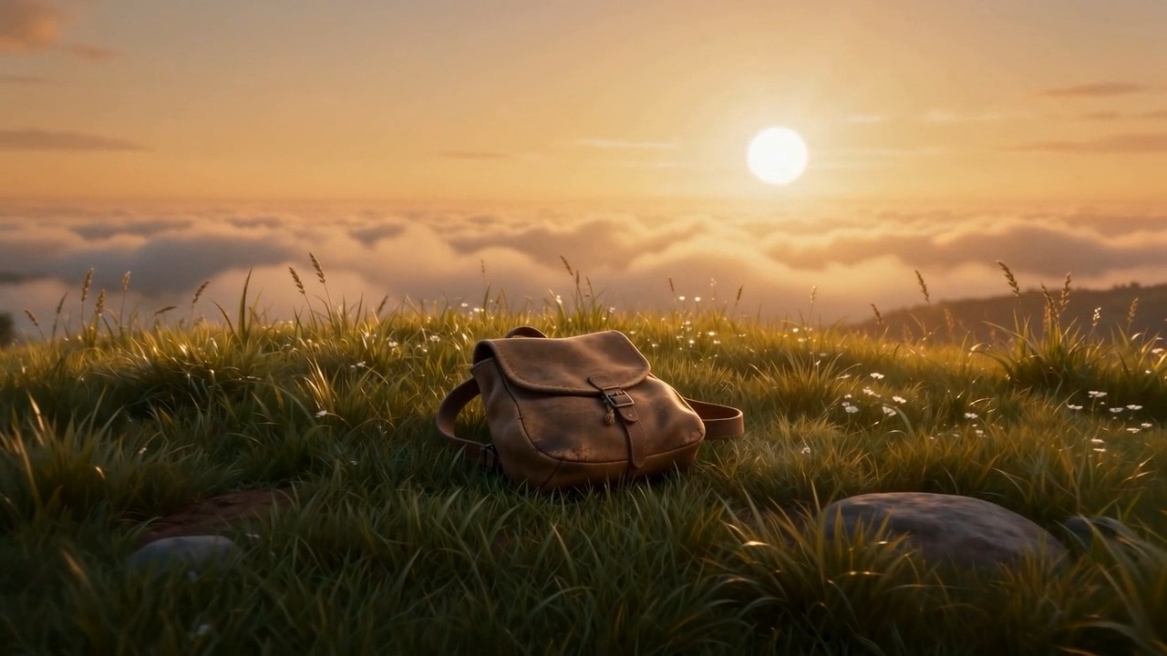 And then it is just a hilltop, with a bag on it