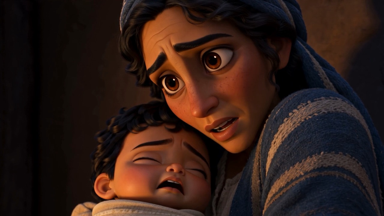 She cannot hide him any longer