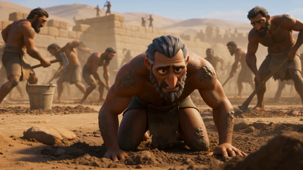 A prince of Egypt, rolling past Hebrew backs