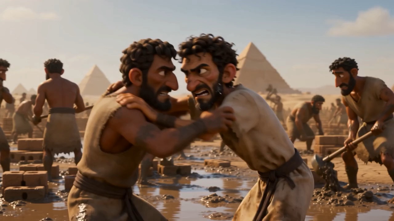 Two quarreling Hebrews turn on him