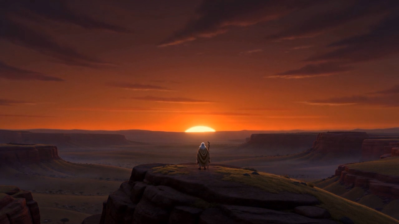 A man whom the desert has made quiet