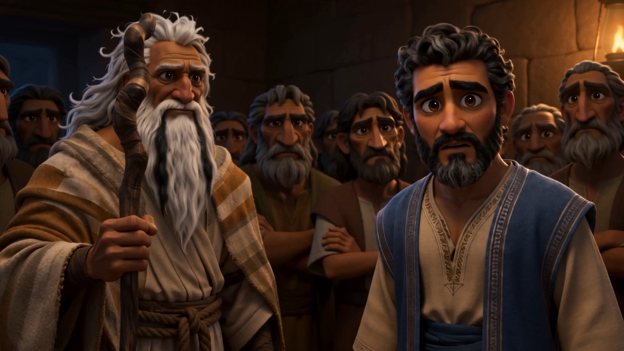 The elders of Israel believe, and bow their heads