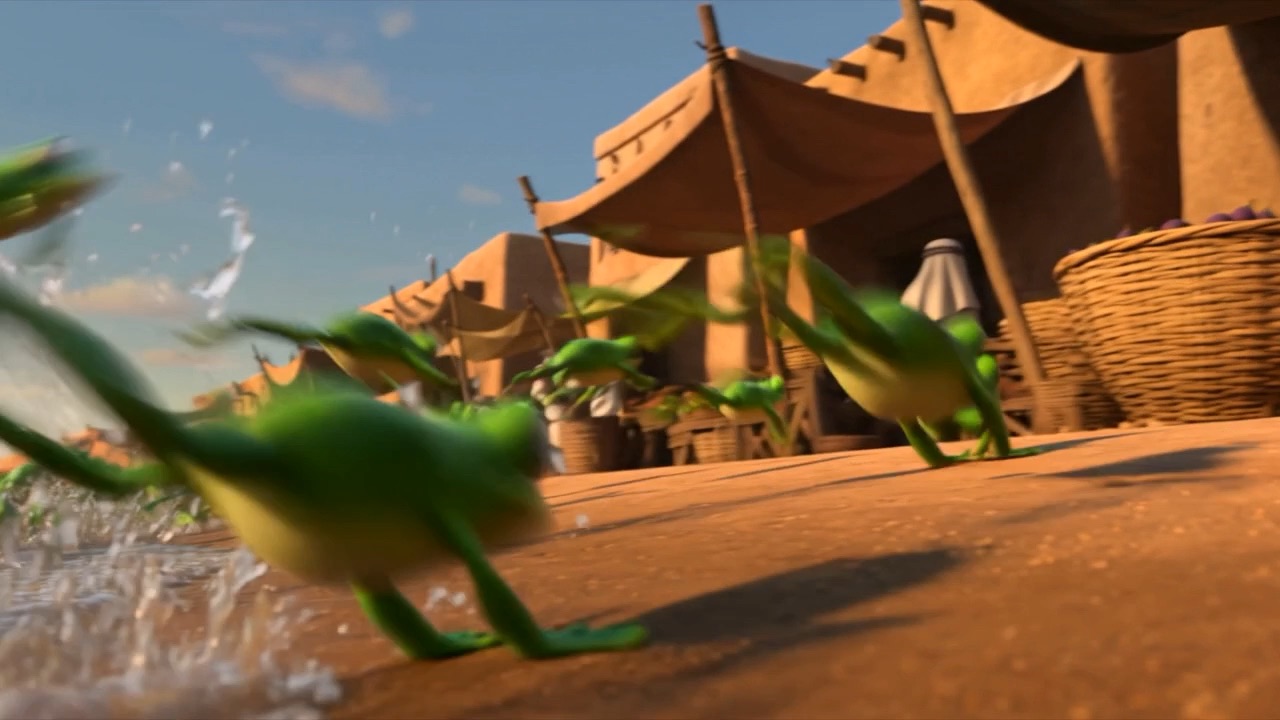 Frogs in the streets, the ovens, the beds