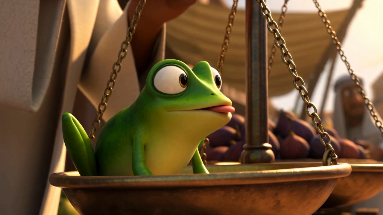 Frogs swarm in a green tide