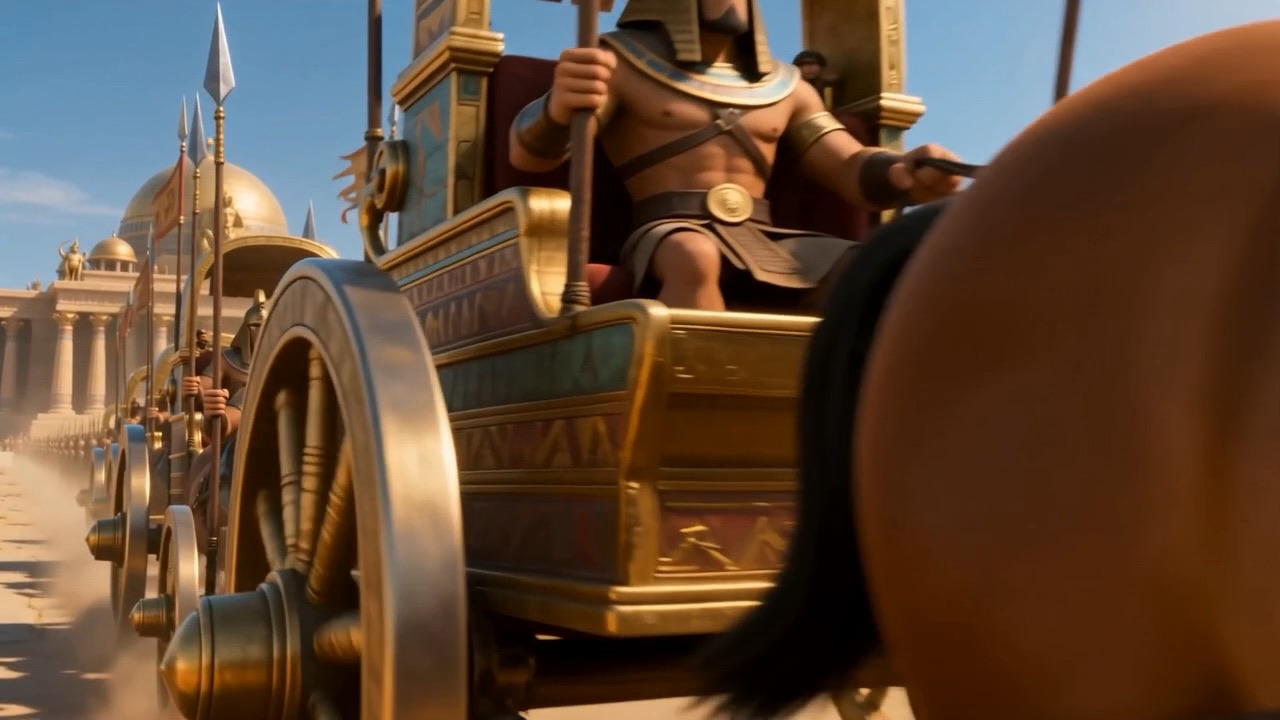 Six hundred chosen chariots roll