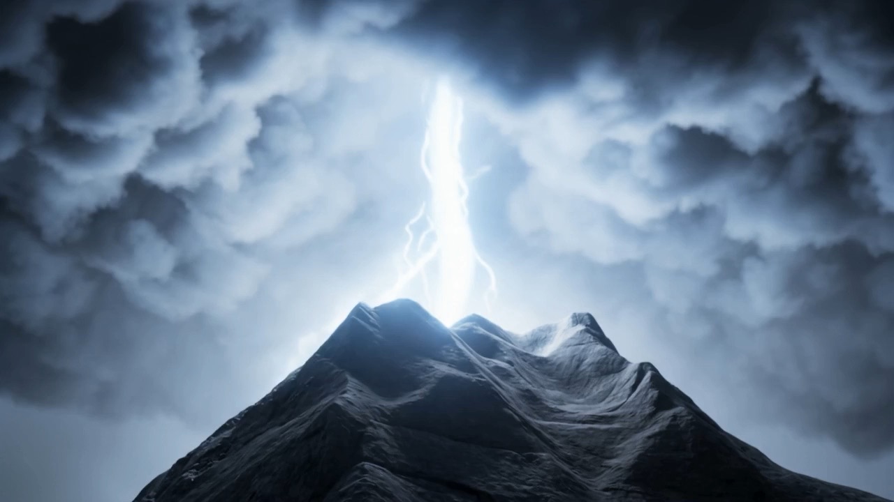 Lightning strikes the summit again and again