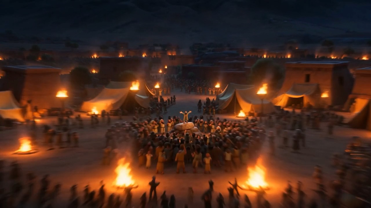 The whole camp revolves around the golden calf