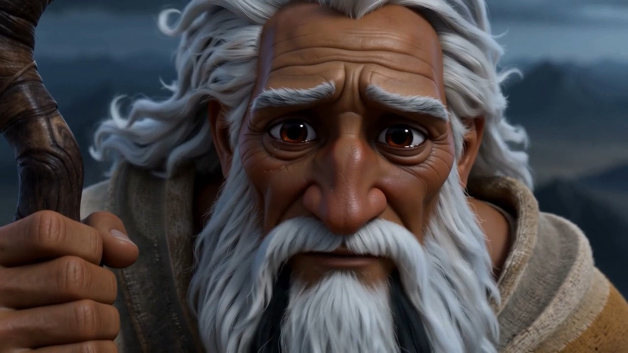 His face, close — this is the hardest climb of his life