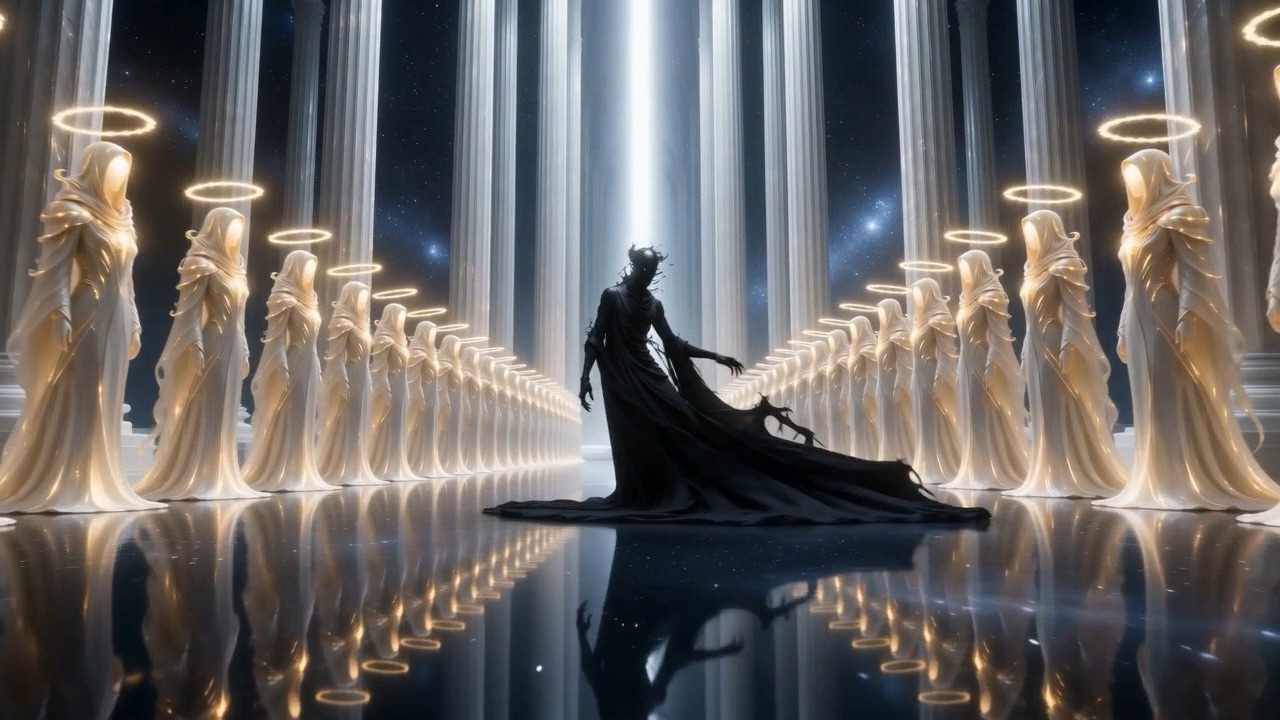 It crosses the hall of light again