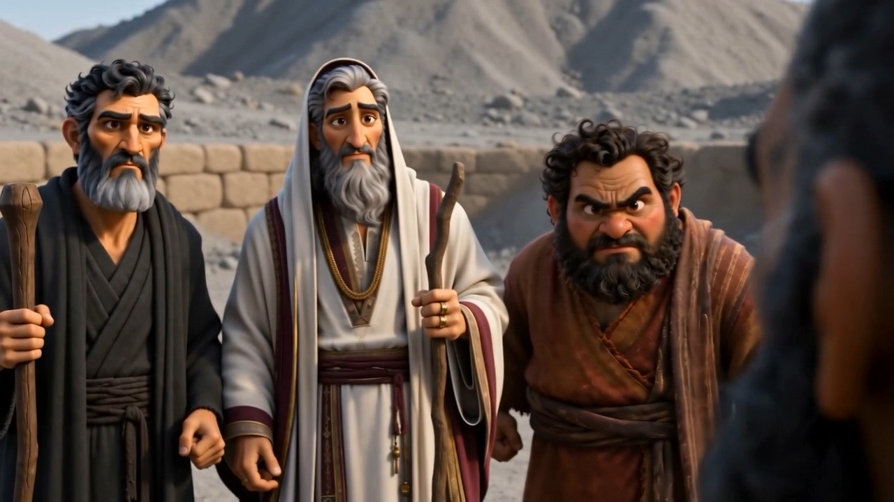 The three of them with nothing to say