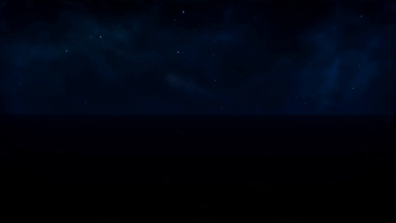 A single line of light in absolute dark
