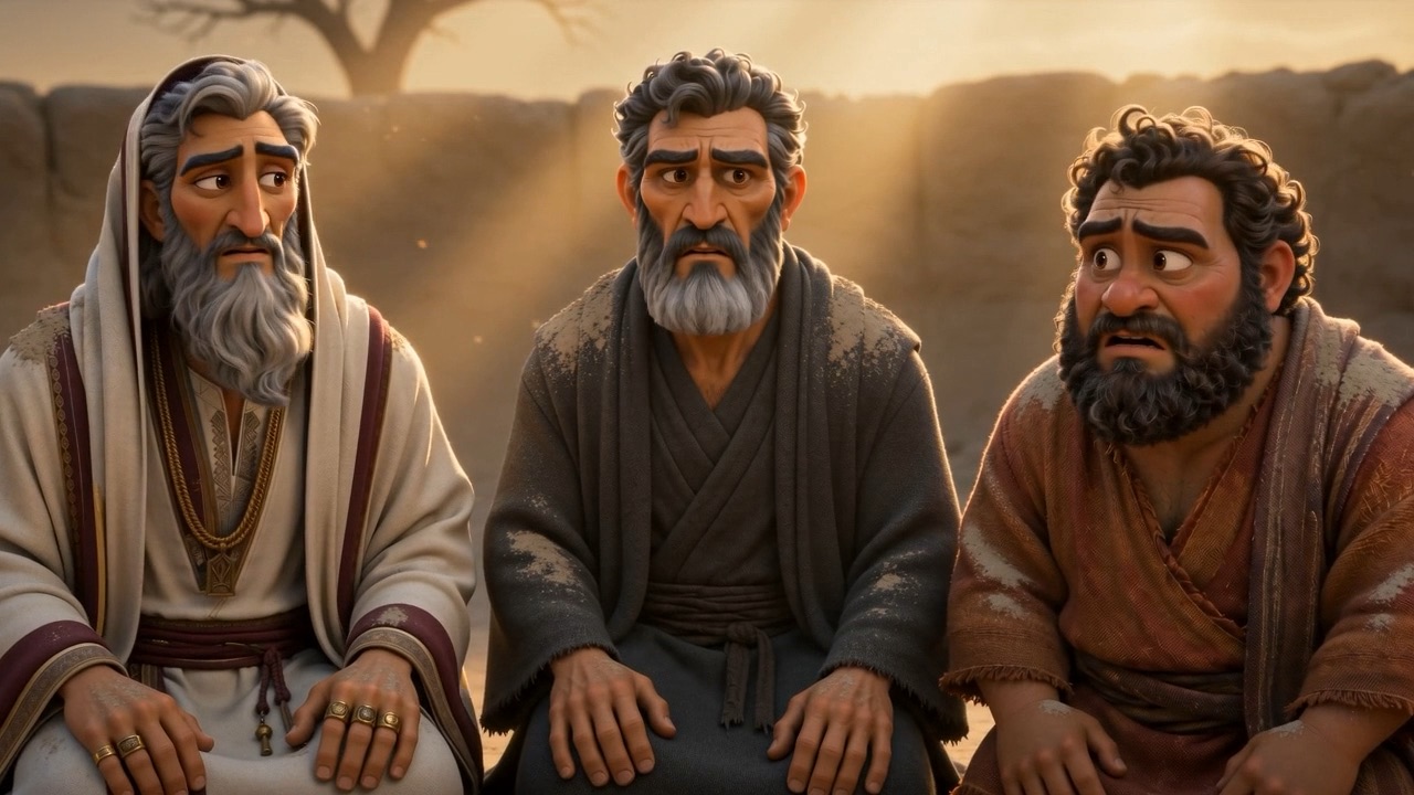 They sit in a row, chastened