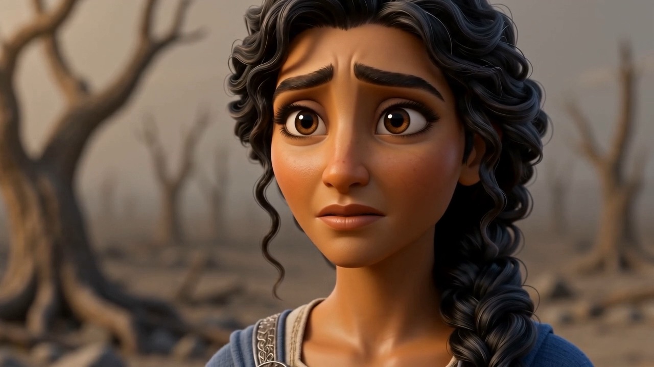 Her face, close