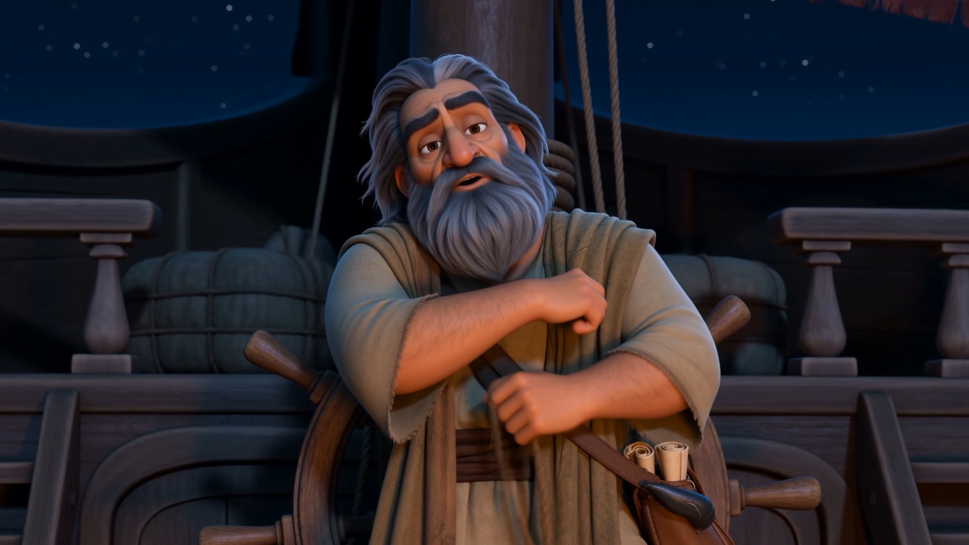 Jonah folds his arms, giving less away