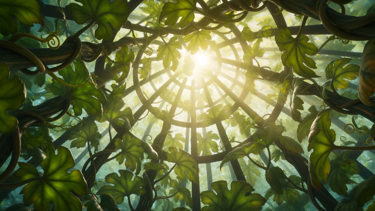 Sun through leaves, and nobody has to die