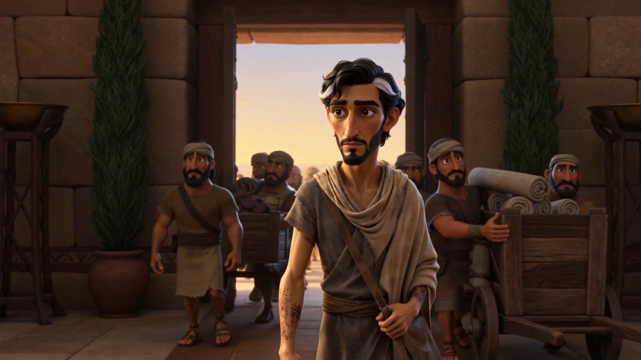 Ehud turning to leave with the others