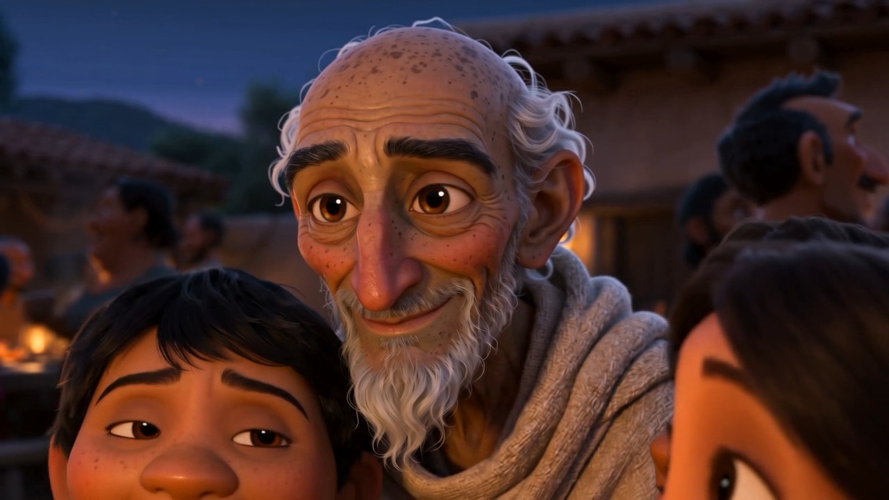 A boy listening with his mouth open