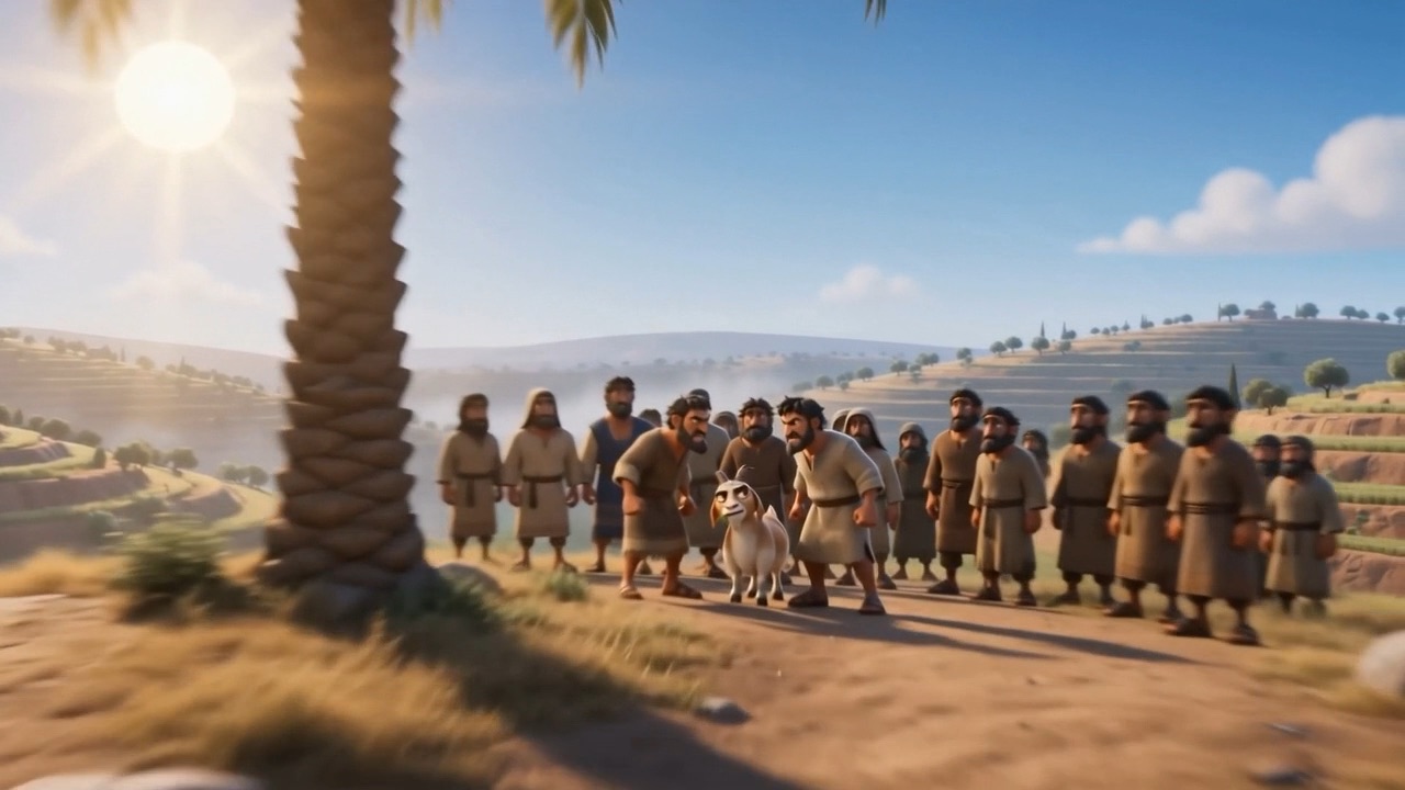 They wait their turn on the path