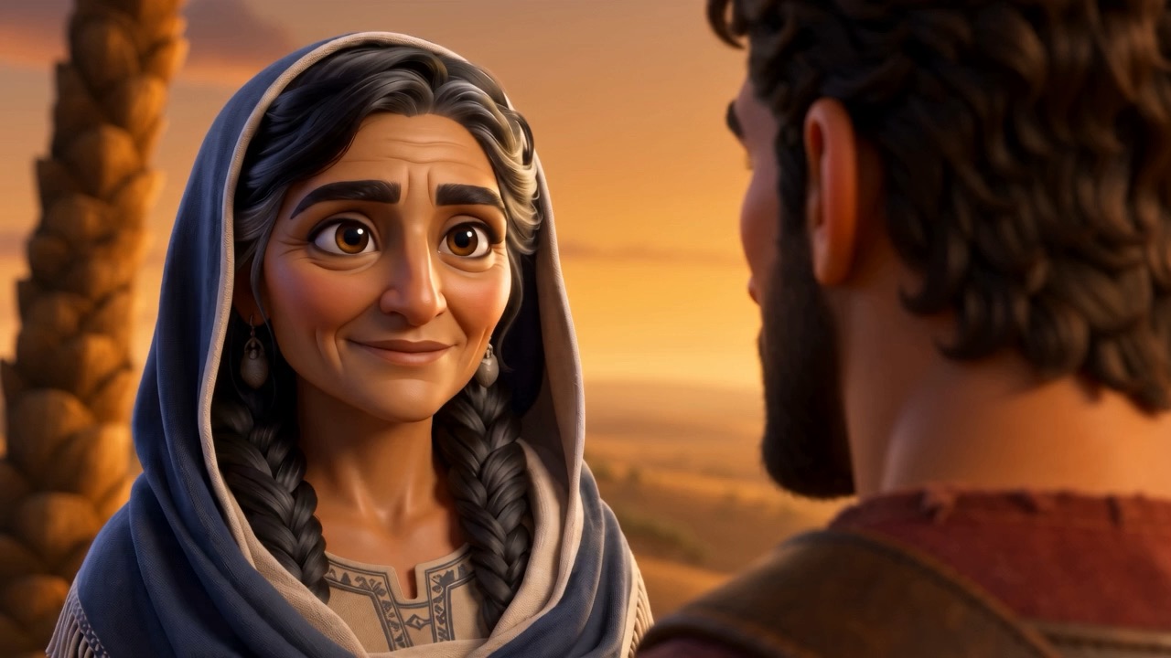 She lays out the plan: ten thousand men, Mount Tabor