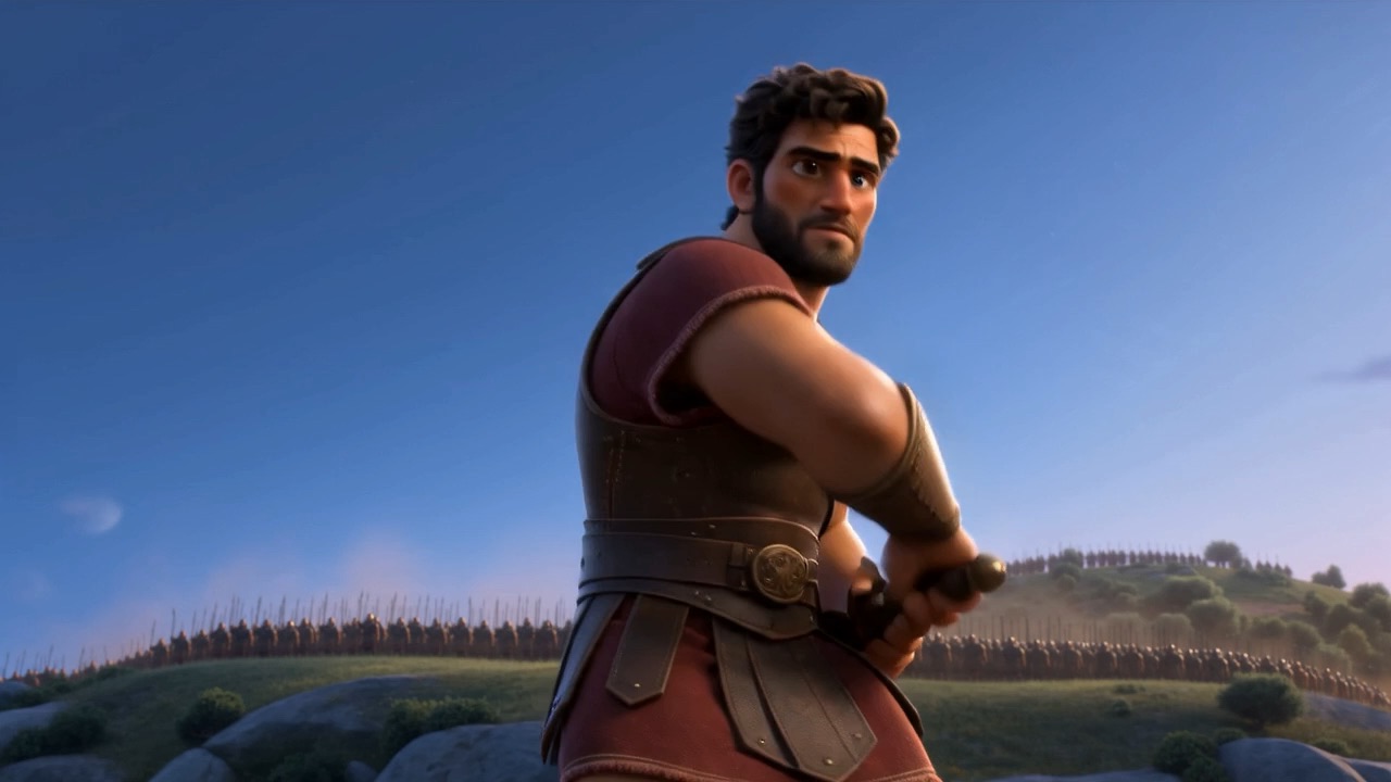 Barak draws his sword