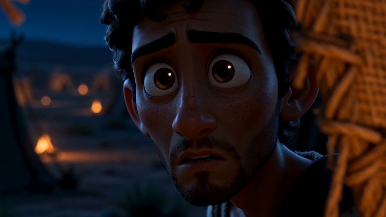 Gideon listening at the tent wall