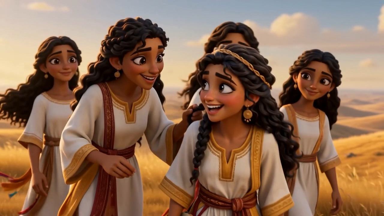 Four girls walking together, talking