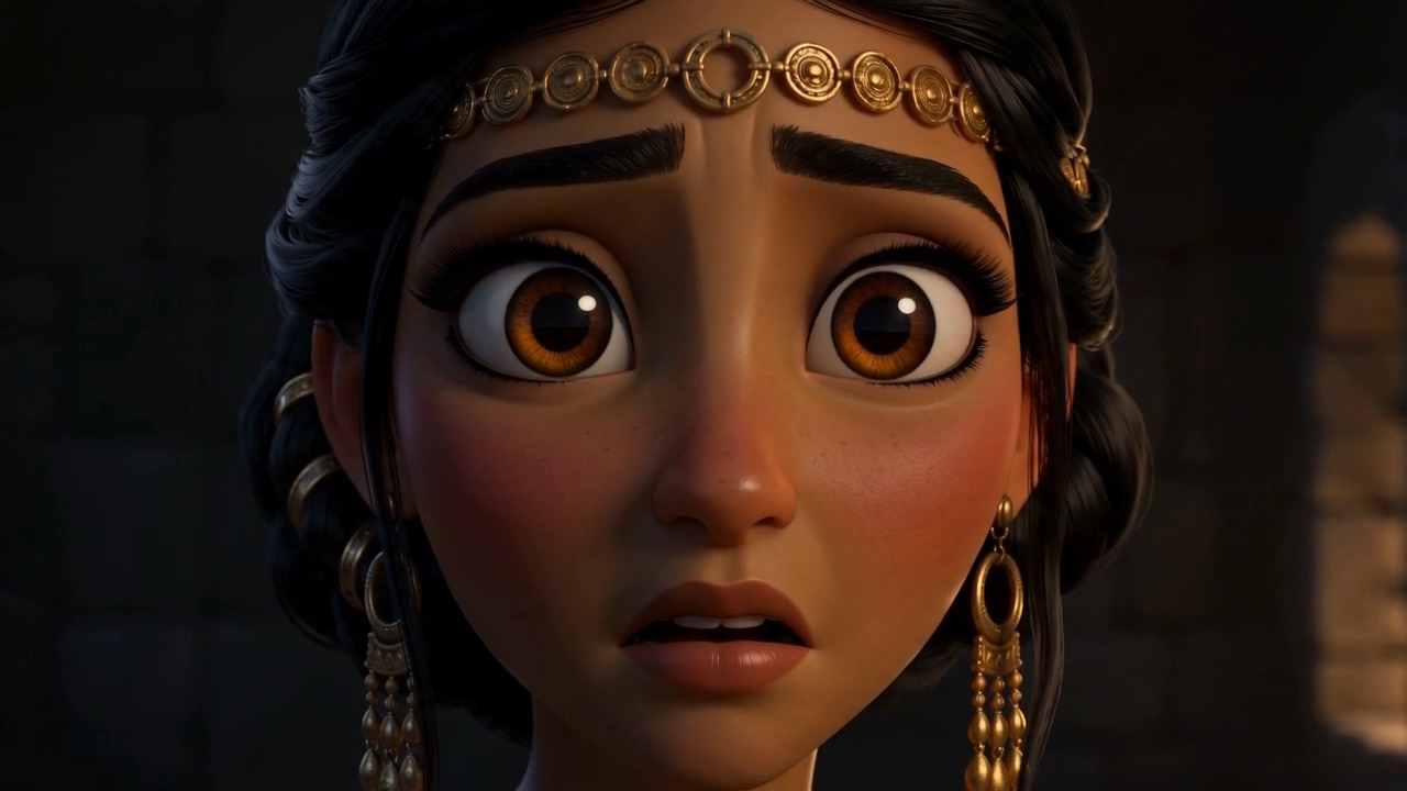 Her face changes completely
