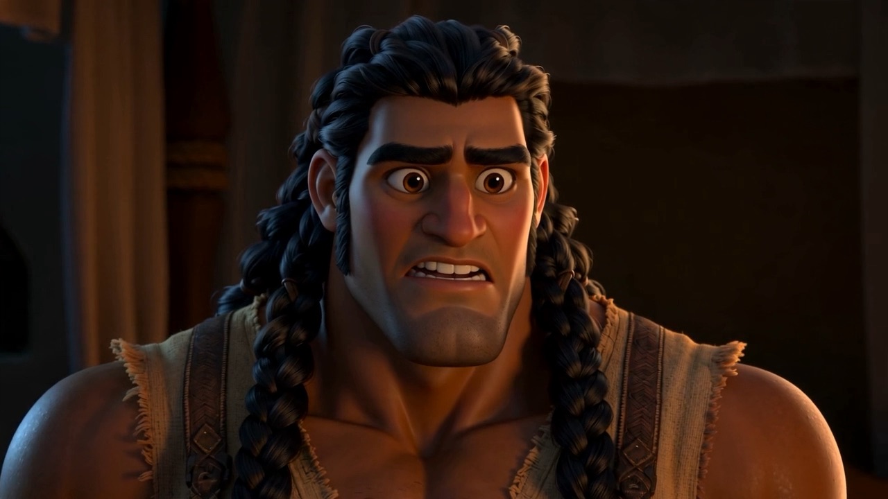 His face as he pulls and nothing happens