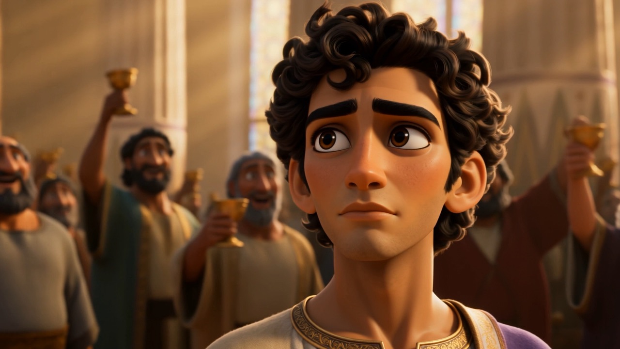 Solomon, moved, at the height of everything