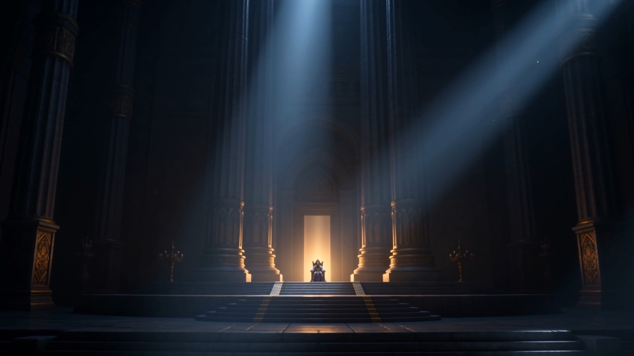 And the wisest man alive sits alone in the dark
